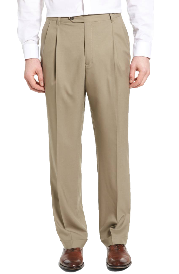 Berle Wool Blend Self Sizing Dress Pants - Big Man main image 0