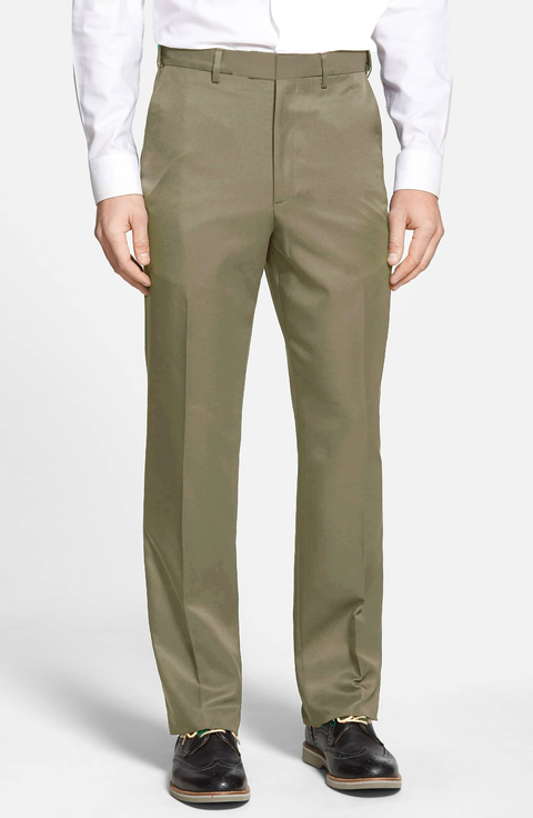 Prime Poplin Flat Front<br>Long Rise