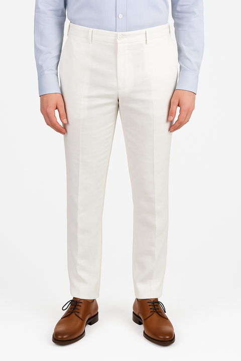 Linen Pant<br>Flat Front<br>Regular Rise