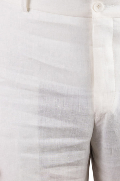 Linen Pant<br>Flat Front<br>Regular Rise