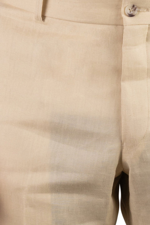 Linen Pant<br>Flat Front<br>Regular Rise