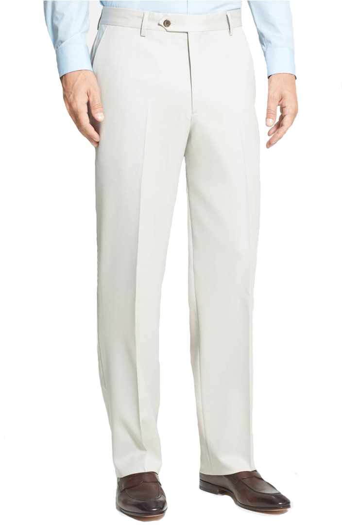 mens white dress slacks Mens Flat Front Pants
