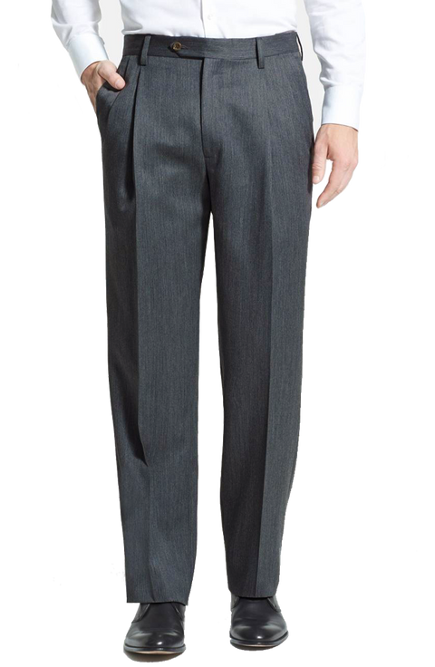 Mens Pleated Pants | Gabardine Trousers – Berle