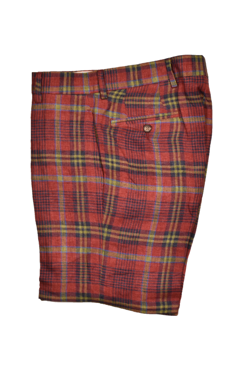 Multi Plaid Short