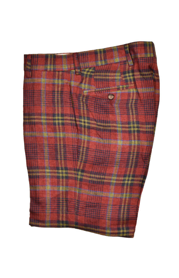 Multi Plaid Short