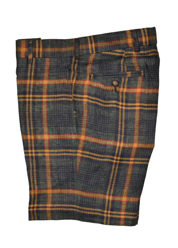 Multi Plaid Short