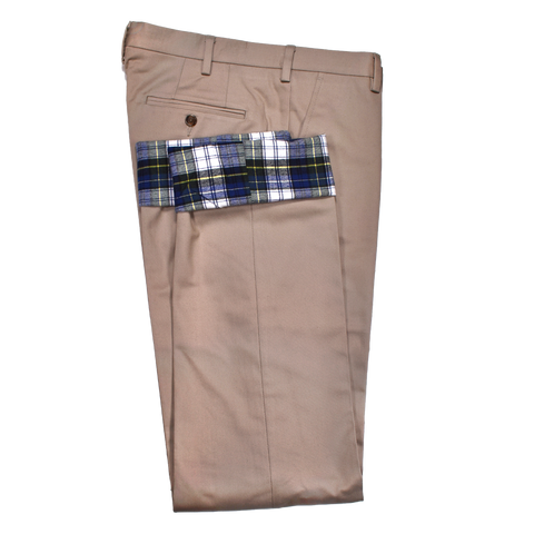 Flannel Lined Performance Khaki<br>Flat Front<br>Regular Rise