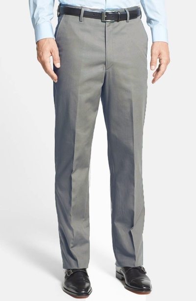 Men's Stretch Cotton Twill Pants | Berle Fine Trousers