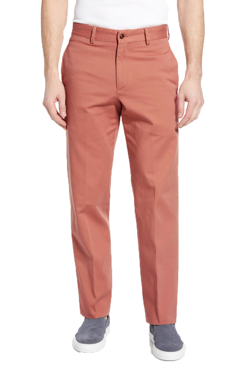 Men's Stretch Cotton Twill Pants Berle Fine Trousers