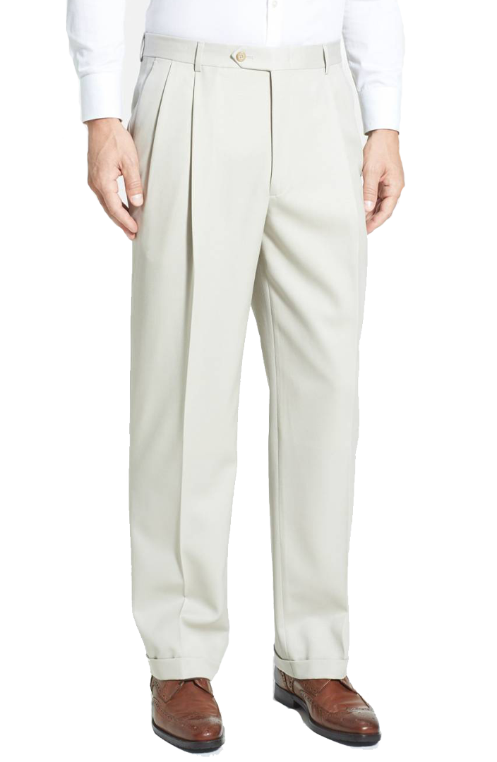 Mens Pleated Pants | Gabardine Trousers – Berle