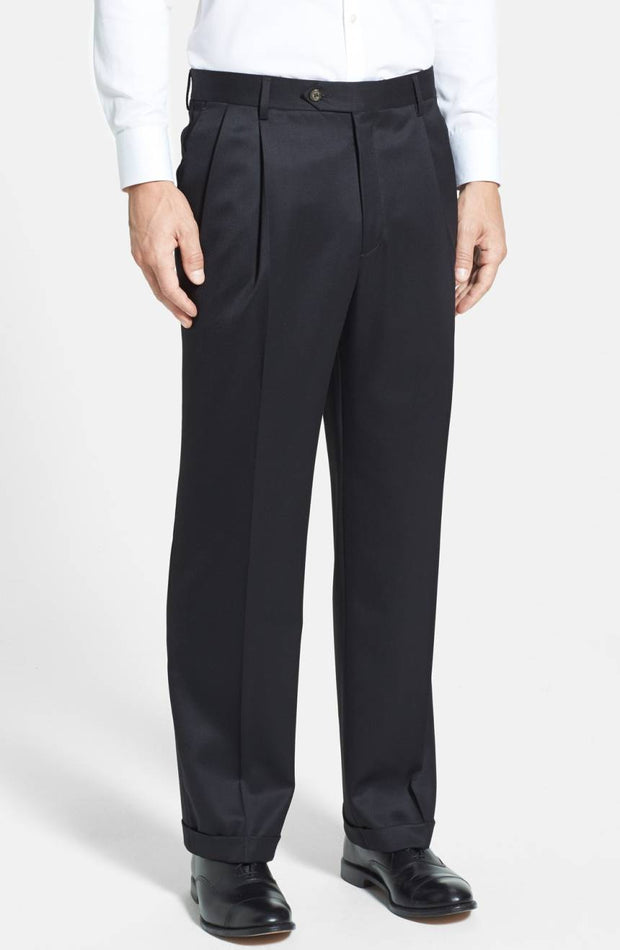 Gabardine Pants for Men - Adaptive Gabardine Slacks - Silverts