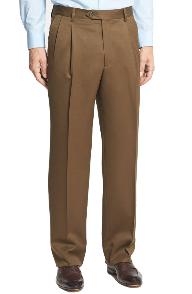 Men's Gabardine Dress Pans - Super 100's Gabardine | Berle