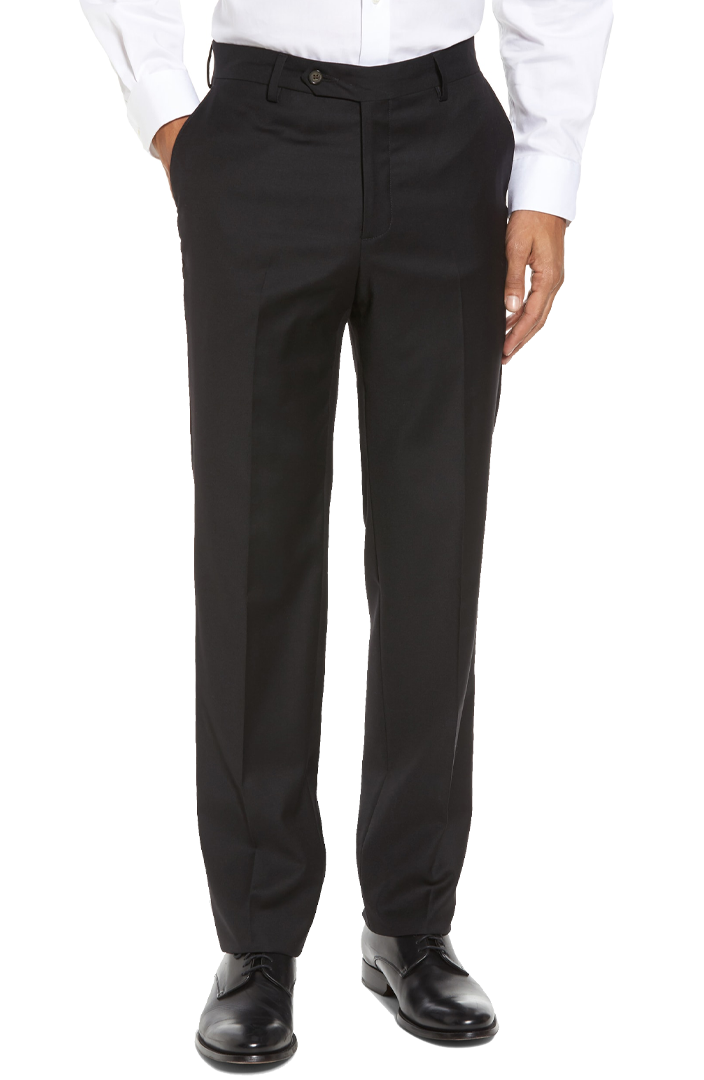 Men's Stretch Wool Dress Pants Berle Fine Trousers
