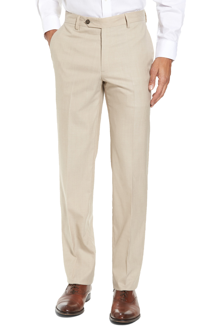Men's Stretch Wool Dress Pants Berle Fine Trousers