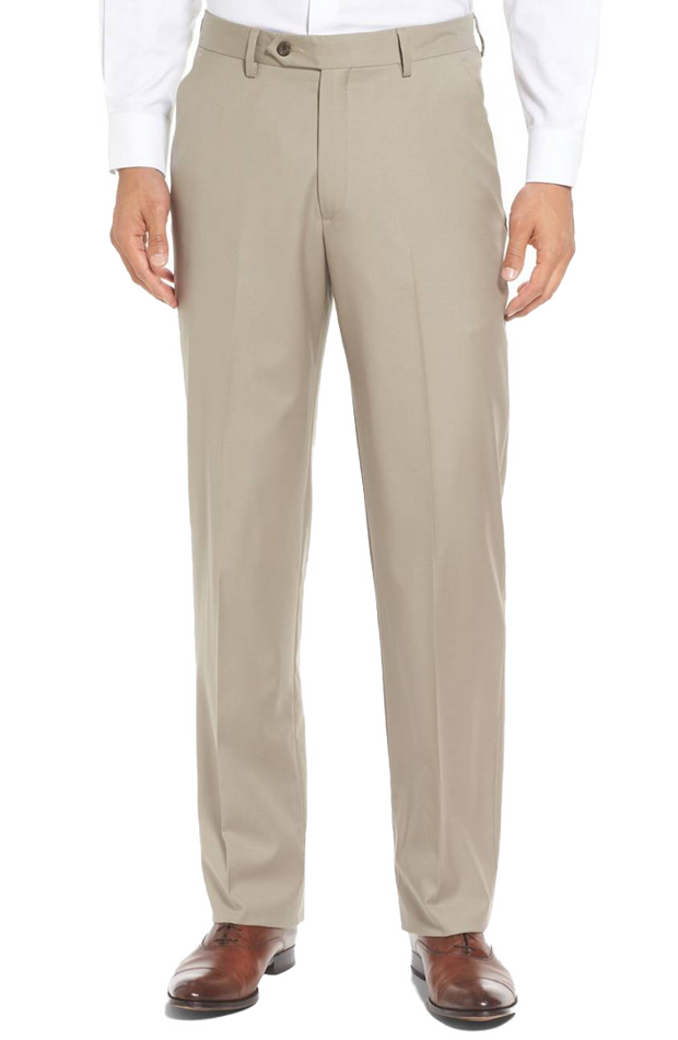 100% Wool Gabardine Trousers - Super 130's Tasmanian | Berle