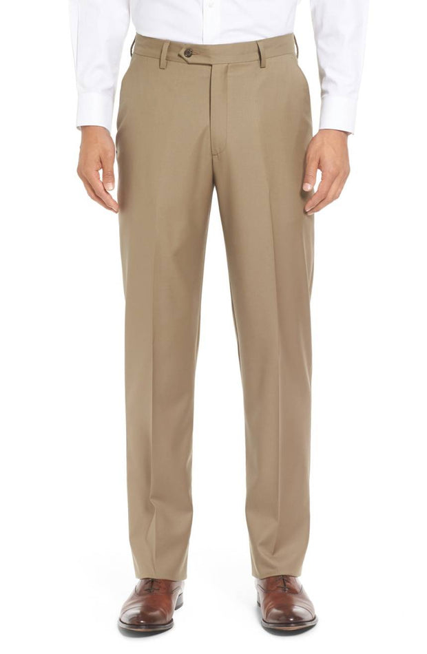 100% Wool Gabardine Trousers - Super 130's Tasmanian | Berle