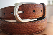 Bison Leather Dress Belt